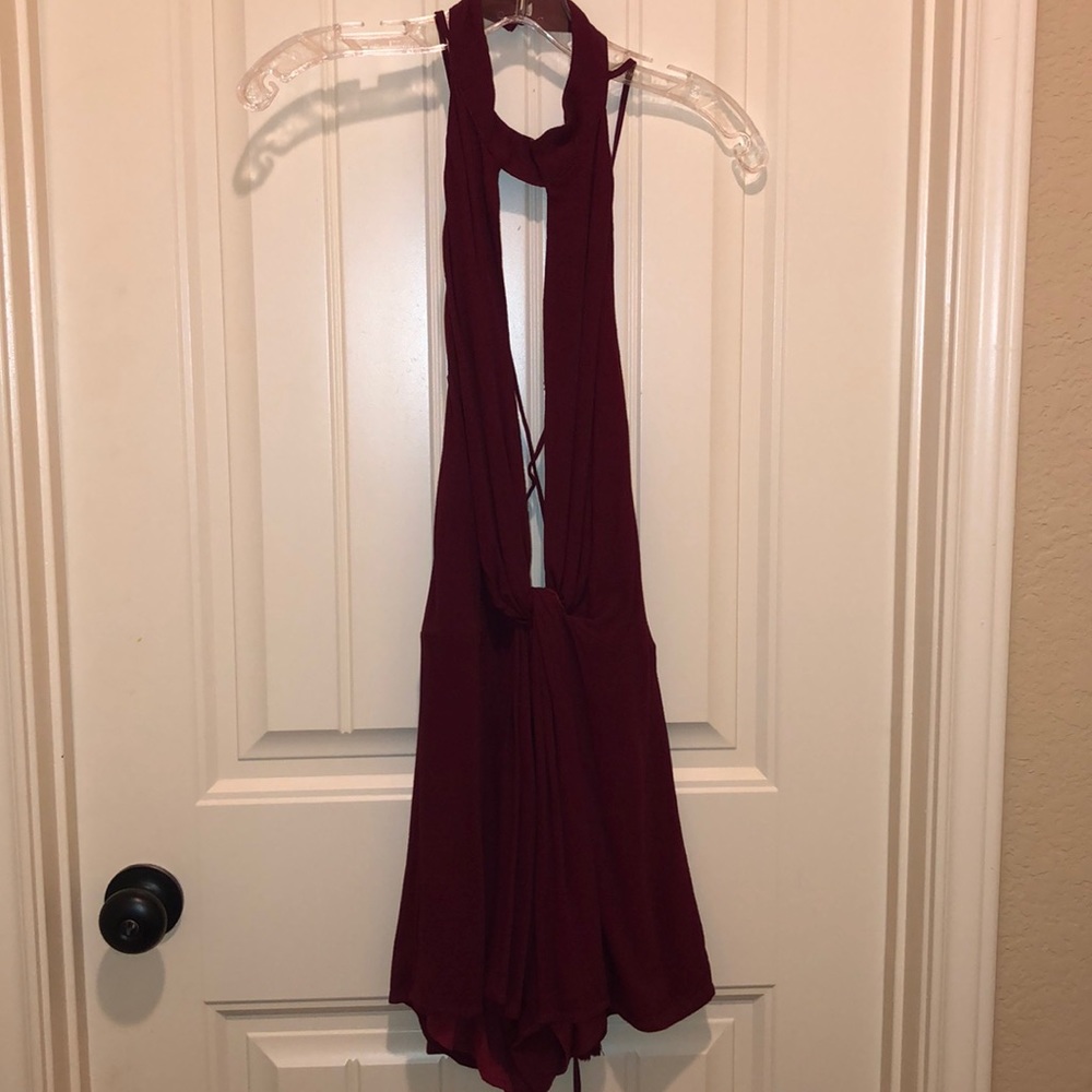 Maroon romper